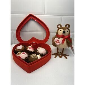 2025 Target Spritz Valentines Day Featherly Friends Heart Box 5 MINI & One Large